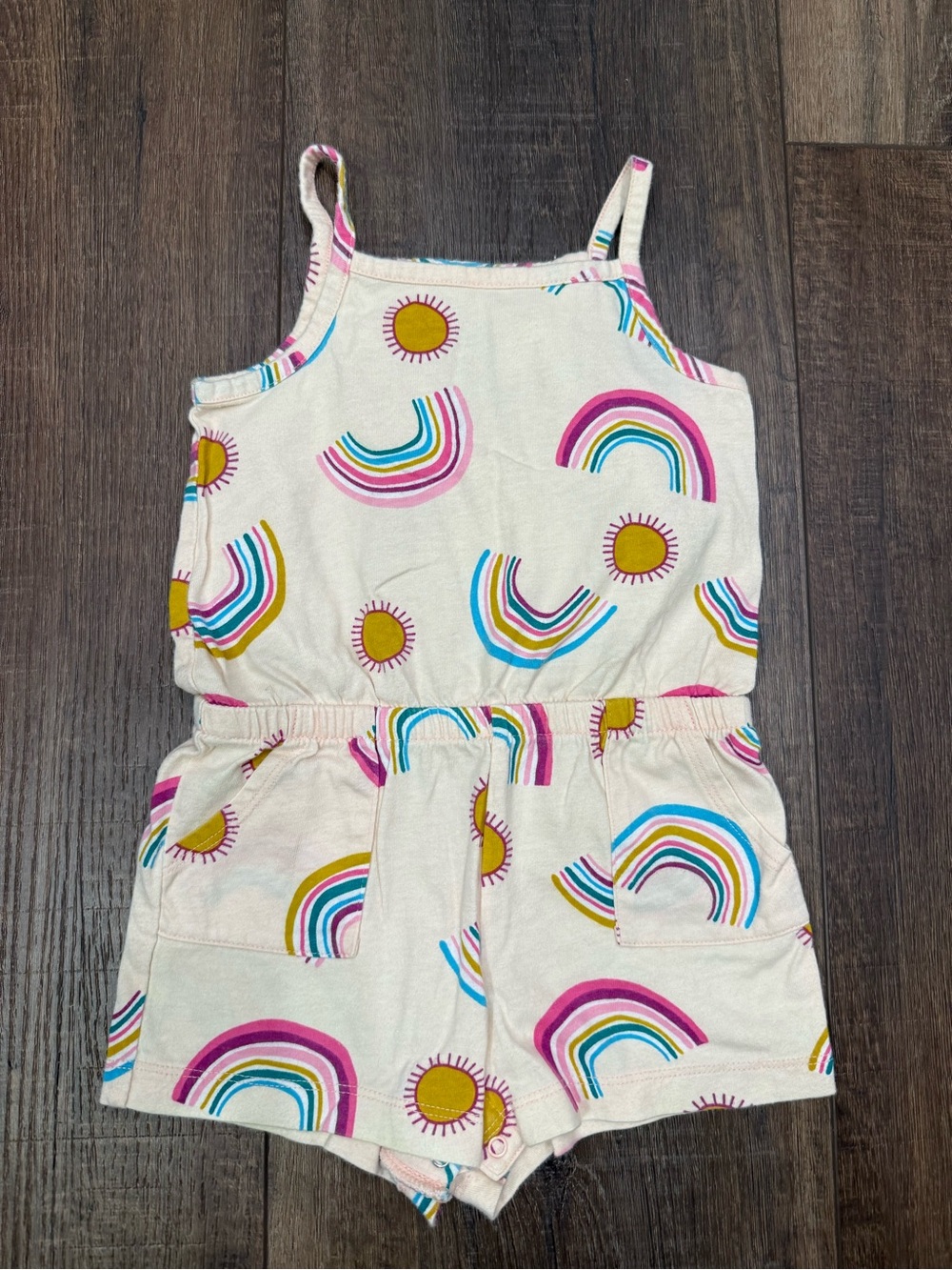 Rainbow sunshine romper 18 month girls toddler